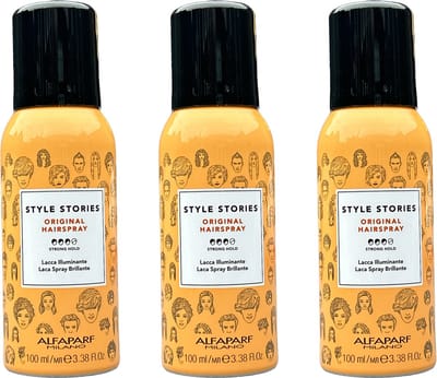 Alfaparf Style Stories Original Hairspray Strong Hold 100ml - 3 stuks