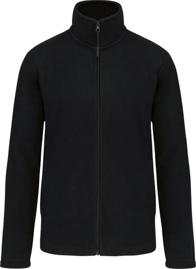 Premium Microfleecevest met rits Kariban Zwart - maat M