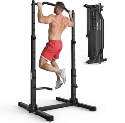Krachtstation - Fitness Toren - Thuis Trainen - 5-in-1 Multifunctioneel - 172kg Capaciteit - Zwart
