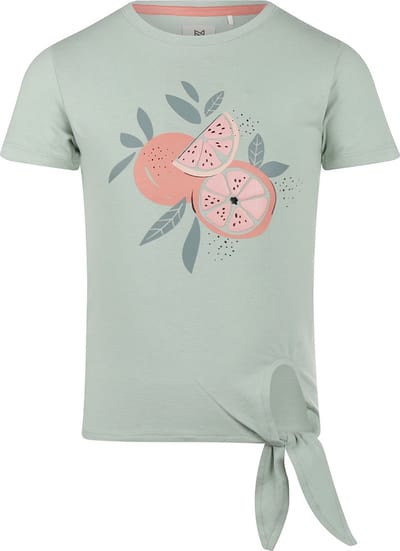 Koko Noko R-girls 4 Meisjes T-shirt - Faded green - Maat 122