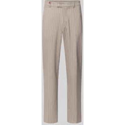 Broek met labeldetail model 'Orlando'