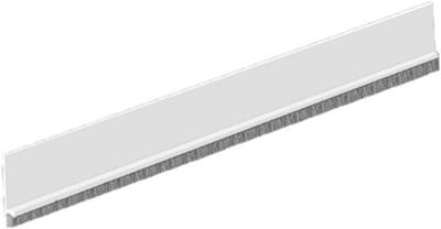Deur Bodem Borstelstrip - Tochtstrip Deur - Tocht Buiten Houden - Dubbele Borstel Bescherming - 100 cm - Wit