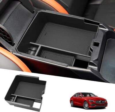 Center Console Opslagbox voor Ford Ranger 2023 2024 - Armsteun Organizer en Handschoenenvak Accessoires (Zwart) - Auto Accessoires, Interieur Organisatie, Ruimtebesparend