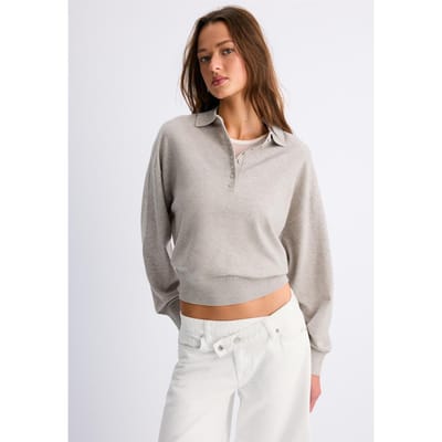Stradivarius Gebreide trui met polokraag  Steen XS