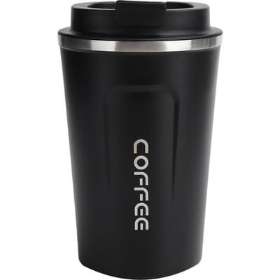 380ml Vacuüm Mok Dubbellaags Roestvrij Staal Lekbestendig Draagbaar Auto Koffiekop(Roze )