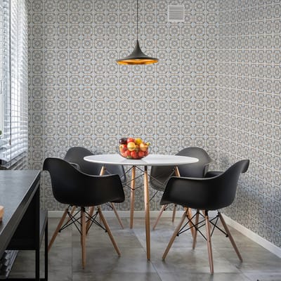 Zelfklevende tegelmuurstickers voor keuken en badkamer - 60 tegelstickers, Regina-stijl - 60 stickers, 20x20 cm