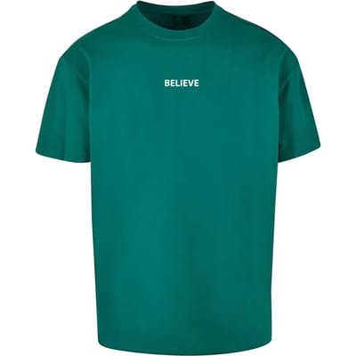 Oversized T-shirt Merchcode Believe Front Heavy