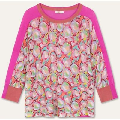 Oilily Kings Mantle Trui- maatXS Fuchsia Roze