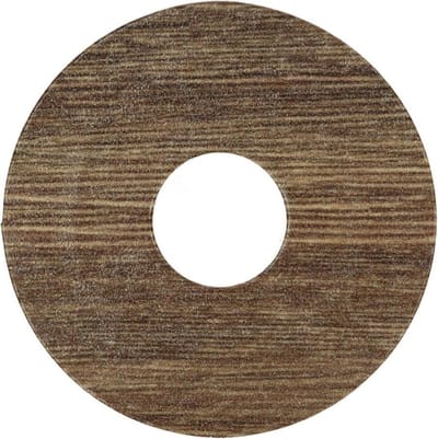 Zelfkl. rozet (17 mm) eiken bruin geolied (10 st.)