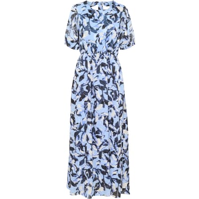 Jurk Regular fit Blue Flower Print blue multi