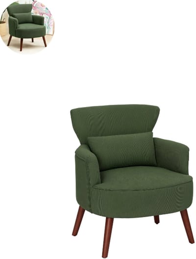 Fauteuil - Relaxzetel - Relaxstoel - Relaxfauteuil - Stoel - Voor één Persoon - Groen