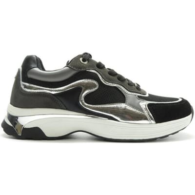 Mexx Sneaker Portia Love Zwart/zilver Dames - Maat 38