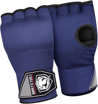 Gel Hand Wraps - Bokshandschoenen Binnenhandschoenen - Vechtsport Training - Schokabsorberende Gel - 69 cm - Blauw
