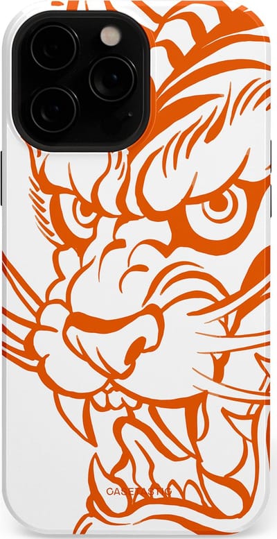 Casetastic Hoesje Geschikt voor Apple iPhone 13 Pro Max Magsafe - Stijlvolle Beschermende Duo-layer Case - Wilde lijnen