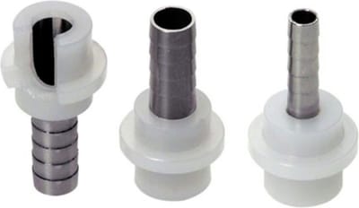 Slangtule recht - bier of CO2 met gegoten afdichting, 7 mm