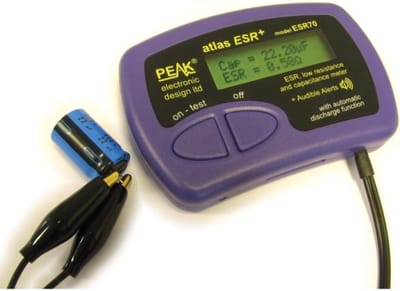 Capaciteitsmeter ESR - Component Tester - Elektronica Reparatie - In-Circuit Meting - 10mOhm - 40 Ohm - Paars