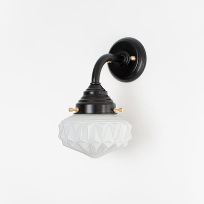 Buitenlamp - Wandlamp Eternal Star Curve Zwart - Art Deco Trade