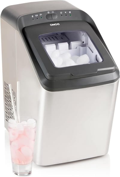 IJsblokjes Machine - IJsmaker - Drankjes Koelen - Zelfreinigend Programma - 15 kg per dag - Zilverkleurig