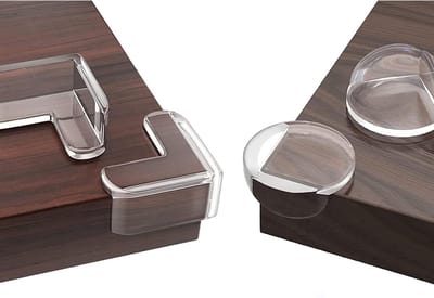 Famanu – Rand- en hoekbescherming voor baby's, set van 30 stuks, zelfklevend en transparant, voor meubels