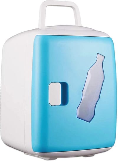 2-in-1 Mini Koelkast en Vriezer - Draagbare Thermo-Elektrische Koeler voor Auto en Thuis, 12L