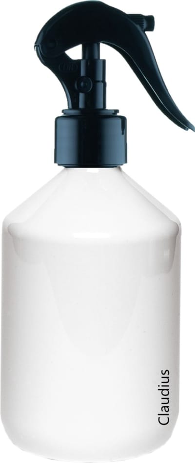 Lege Plastic Fles 500 ml PET wit - met luxe zwarte verstuiverdop - set van 10 stuks - leeg - navulbaar