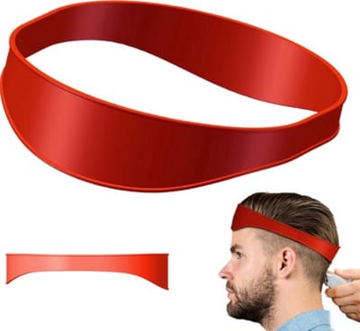 Siliconen Kapsel Band Voor Thuis Trimmen Haar Hals Gids Hoofdband Haar Styler Kapper Styling Tool Scheren Kappers Nette Kapsel