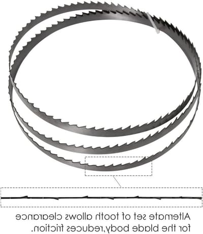 Lintzaagbladen - Houtbewerkingsblad - Hout Zagen - SK5 Koolstofstaal - 1400 Mm Lengte - Zilver