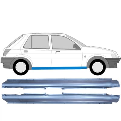 Volledige dorpel voor Ford Fiesta 1989-1995 / Links + Rechts / Set