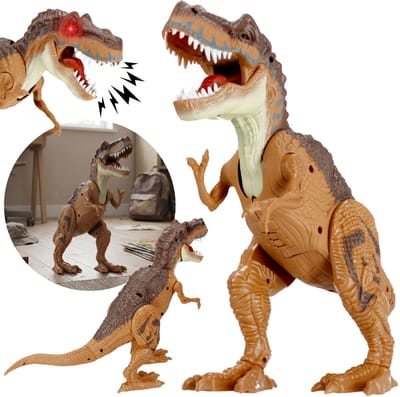 Interactieve T-Rex-dino, groot speelgoed voor kinderen, geluid, licht, beweging 3+
