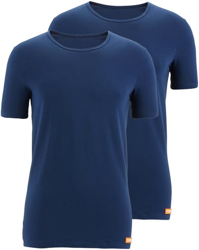 Bruno Banani Heren onder t-shirts 2 pack WARM UP