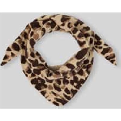 Tom Tailor - Cosy sjaal met luipaardprint - Maat ONESIZE - brown beige leo print