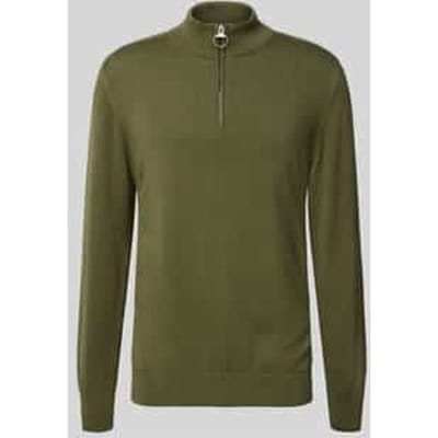 Regular fit schipperstrui van pure katoen Model 'HALF ZIP'