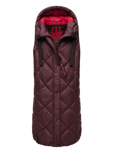 Navahoo lange dames bodywarmer Schnuckel – Modern & Met Capuchon
