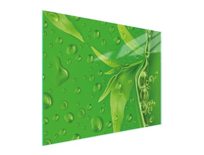 TMK ArtDeko - Snijplank van gehard glas - 52x40 cm - Antislipmat - Hittebestendig