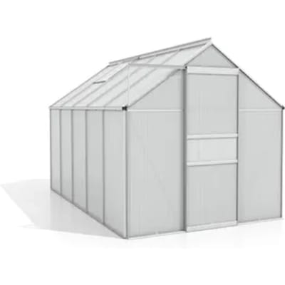 Vitavia Tuinkas Kit Comet 6200 - Polycarbonaat - 4mm - 6,26m² - 321x195x197cm - Aluminium