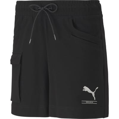 PUMA - Maat L Nu Tility 4" Shorts Dames Sportbroek - Puma Black