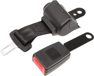 Universele Verstelbare Veiligheidsriem voor Heftrucks, 41 Inch Retractable, Vervanging voor Tractoren en Tuinmachines