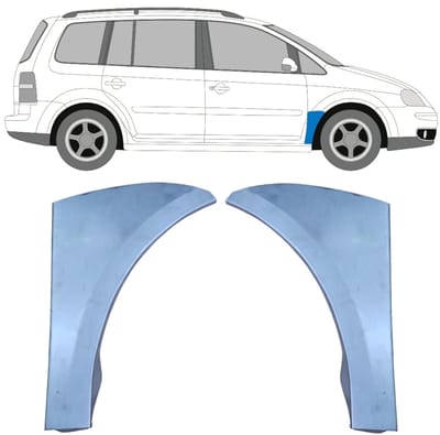 Reparatiepaneel voorspatbord voor Volkswagen Touran 2003-2010 / Links + Rechts
