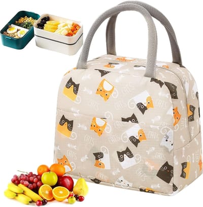Lichte Vouwbare Koeltas voor Picknick, 6 Liter Isolatie, Ideaal voor Volwassenen, Kinderen en Studenten