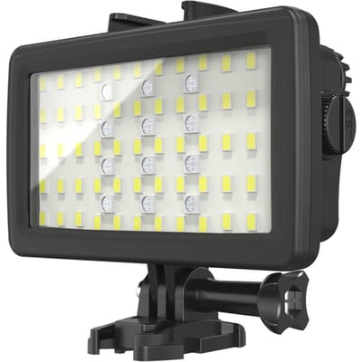 Andoer SL-20 Waterdichte RGB Invullicht LED Videolamp 8 Verlichtingsmodi CRI95+ Dimbaar IPX8 zwart