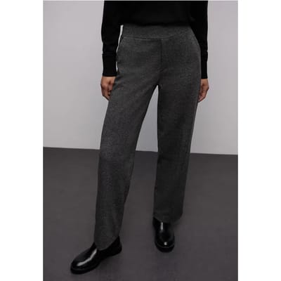Rechte legging jacquard broek