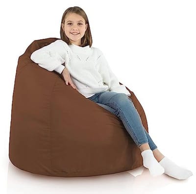 XL Outdoor Bean Bag Bruin - Waterdicht, Handgemaakt, Geschikt voor Binnen en Buiten
