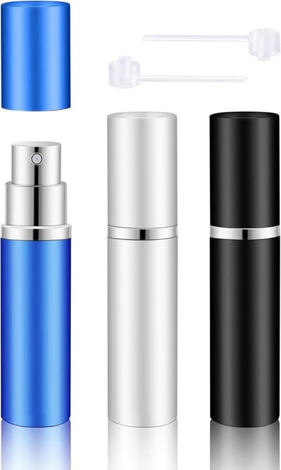 Famanu – Navulbare parfumverstuiver set van 3, 5 ml, draagbare mini sprayflessen voor reizen