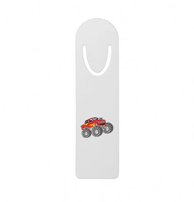 Hacebo® - Monstertruck metalen boekenlegger - Auto - Autoliefhebbers - Autosport - motorsport Bladwijzer boekenleggers - 12.7 cm x 3.2cm