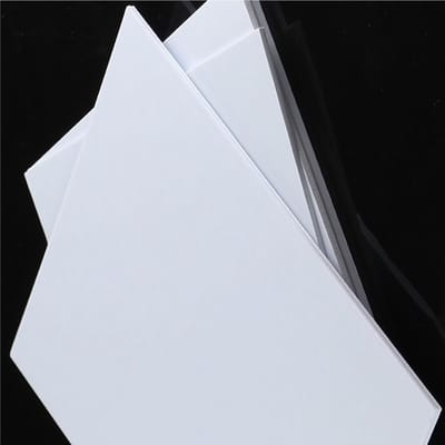 ABS Plastic Plaat - Thermovormbaar Vel - Doe-het-zelf Projecten - Slagvast en Flexibel - 20x25cm 5mm - Wit
