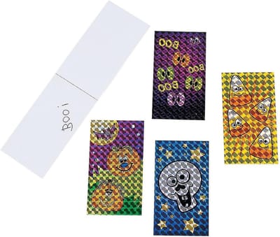 Halloween Notitieblokken - Notitieboekjes Feest - Bedankjes Uitdelen - Prismatisch Ontwerp - 72 Stuks - Multicolor