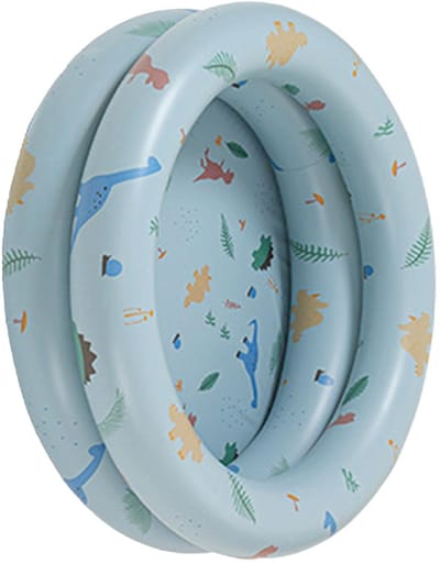 Dailygoods- Opblaasbaar Zwembad - Geschikt voor 3-6 jaar - Ruimtebesparend - Felle Kleuren - Schattige Dinosaurus Stijl - Voor Binnen/Buiten Gebruik - Zwembadje
