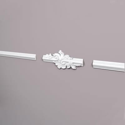Wandlijst NMC Z104 ARSTYL Noel Marquet Sierelement tijdeloos klassieke stijl wit 2 stuks