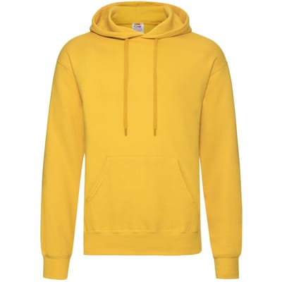 Fruit of the Loom Heren Klassieke Hoodie (Zonnebloem)