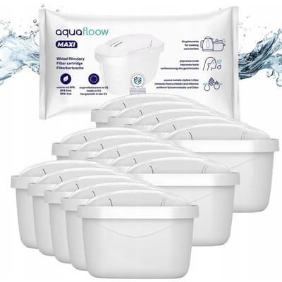 15x Aquafloow Waterfilters voor Brita - voor Waterkan - waterfilters voor Brita Maxtra, Style, Merella Cool, Mavea
